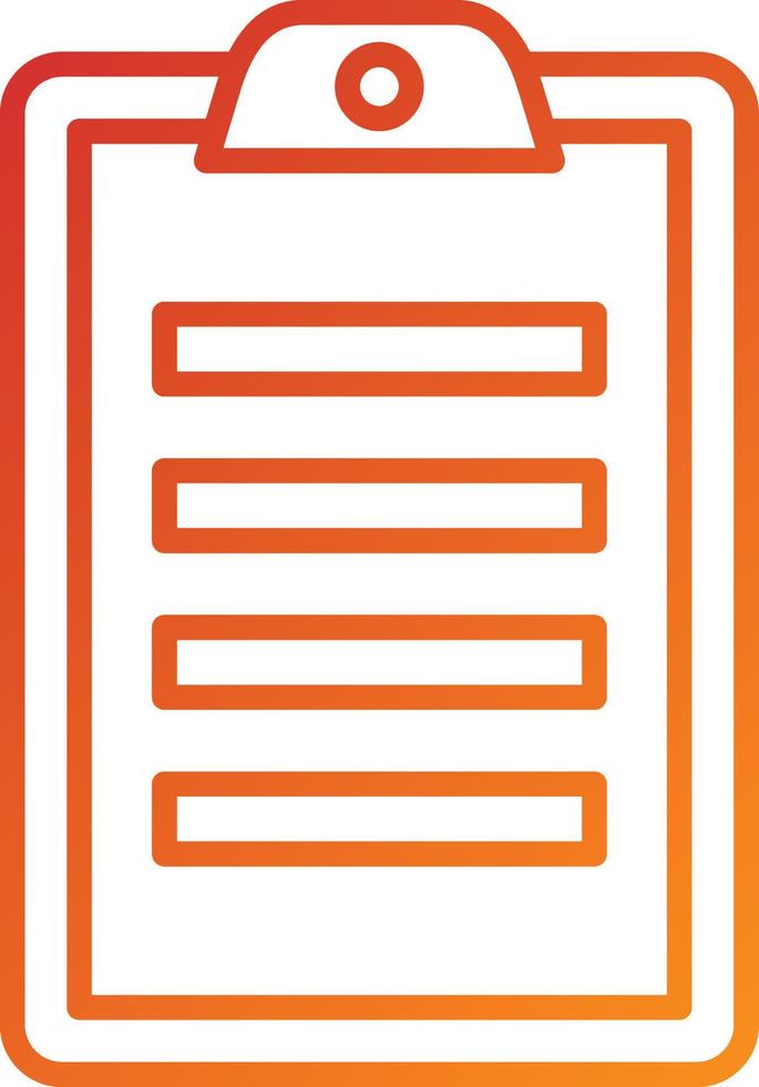 Clipboard Icon Style vector
