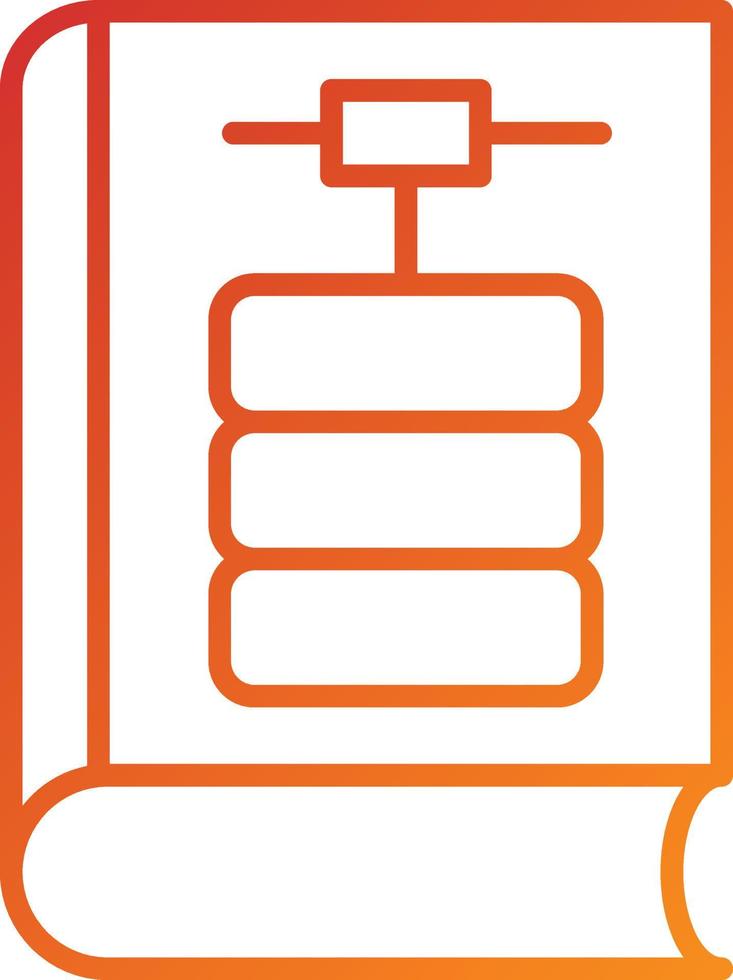 Library Database Icon Style vector