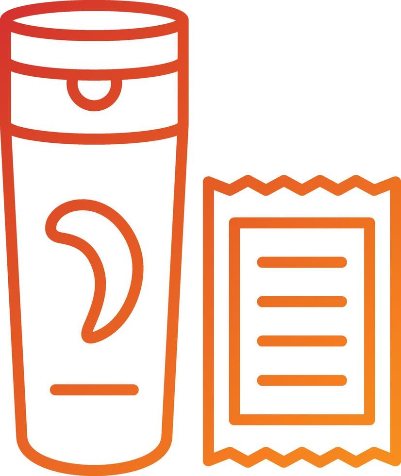 Shampoo Icon Style vector