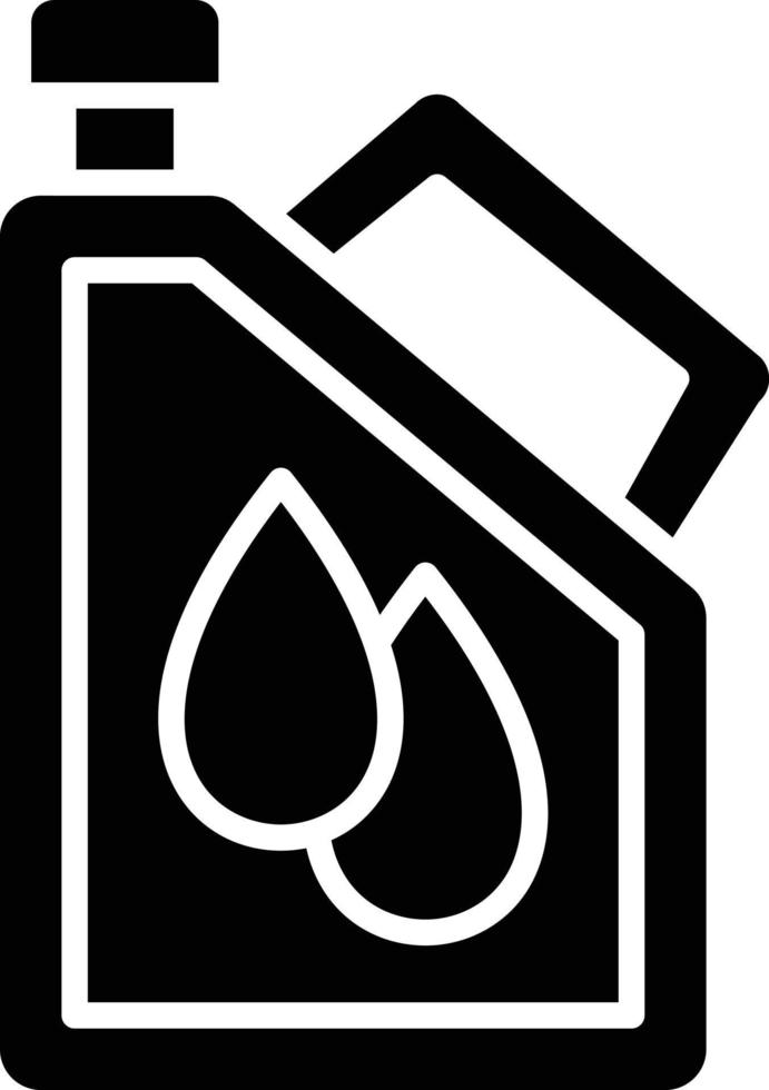 Oil Canister Icon Style vector