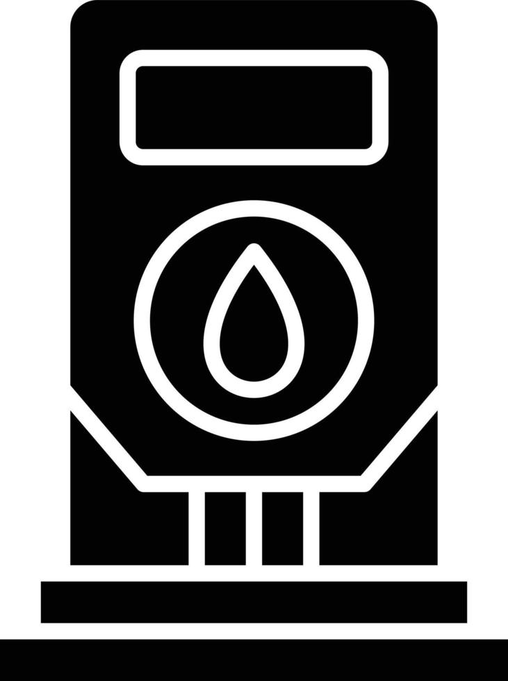 estilo de icono de gasolina vector