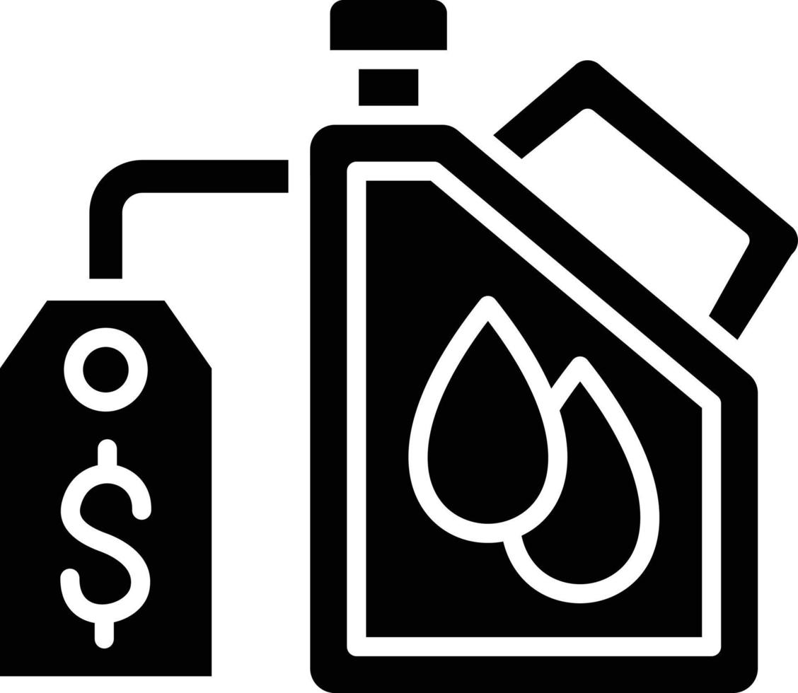 Oil Price Icon Style vector