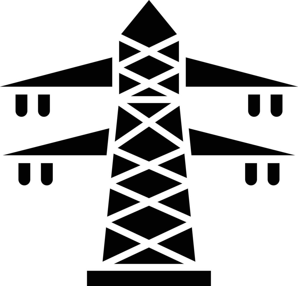 Transmission Tower Icon Style vector