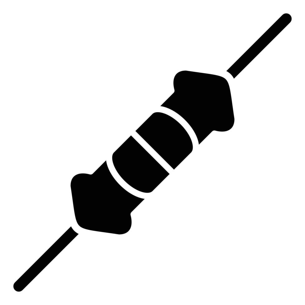 Resistor Icon Style vector