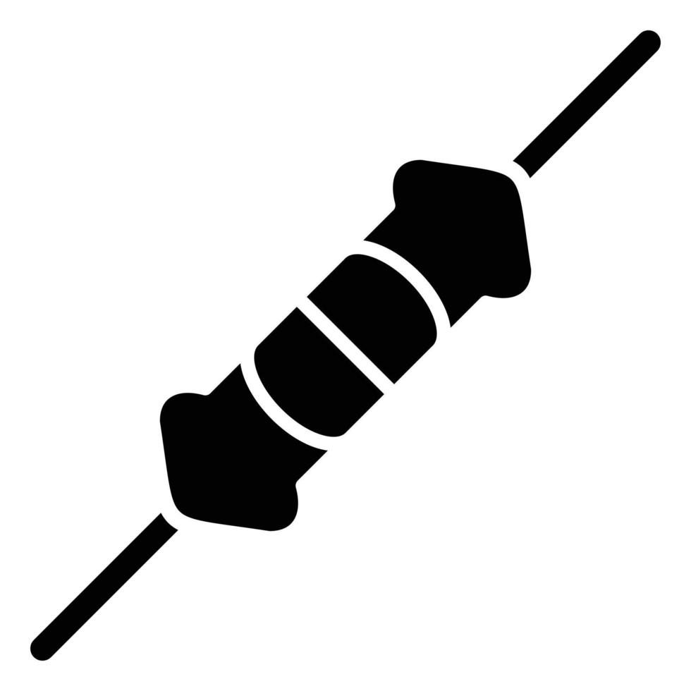 Resistor Icon Style vector