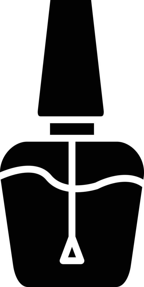 Nail Polish Icon Style vector