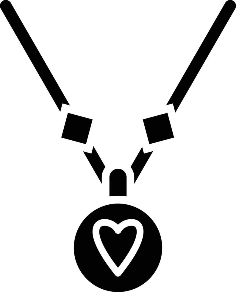 Necklace Icon Style vector