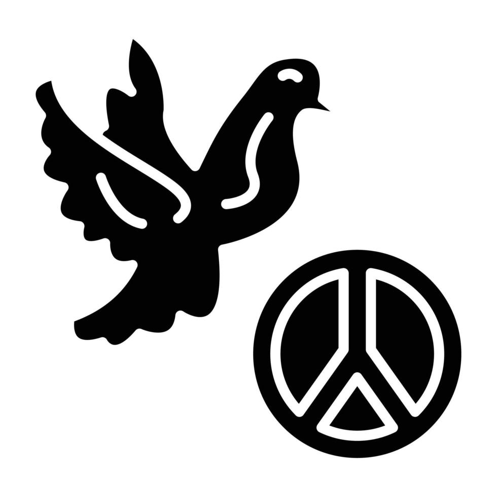 Pacifism Icon Style vector