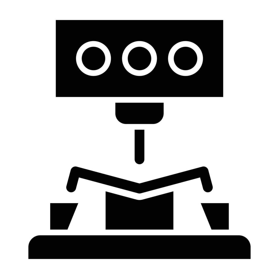 Bending Machine Icon Style vector
