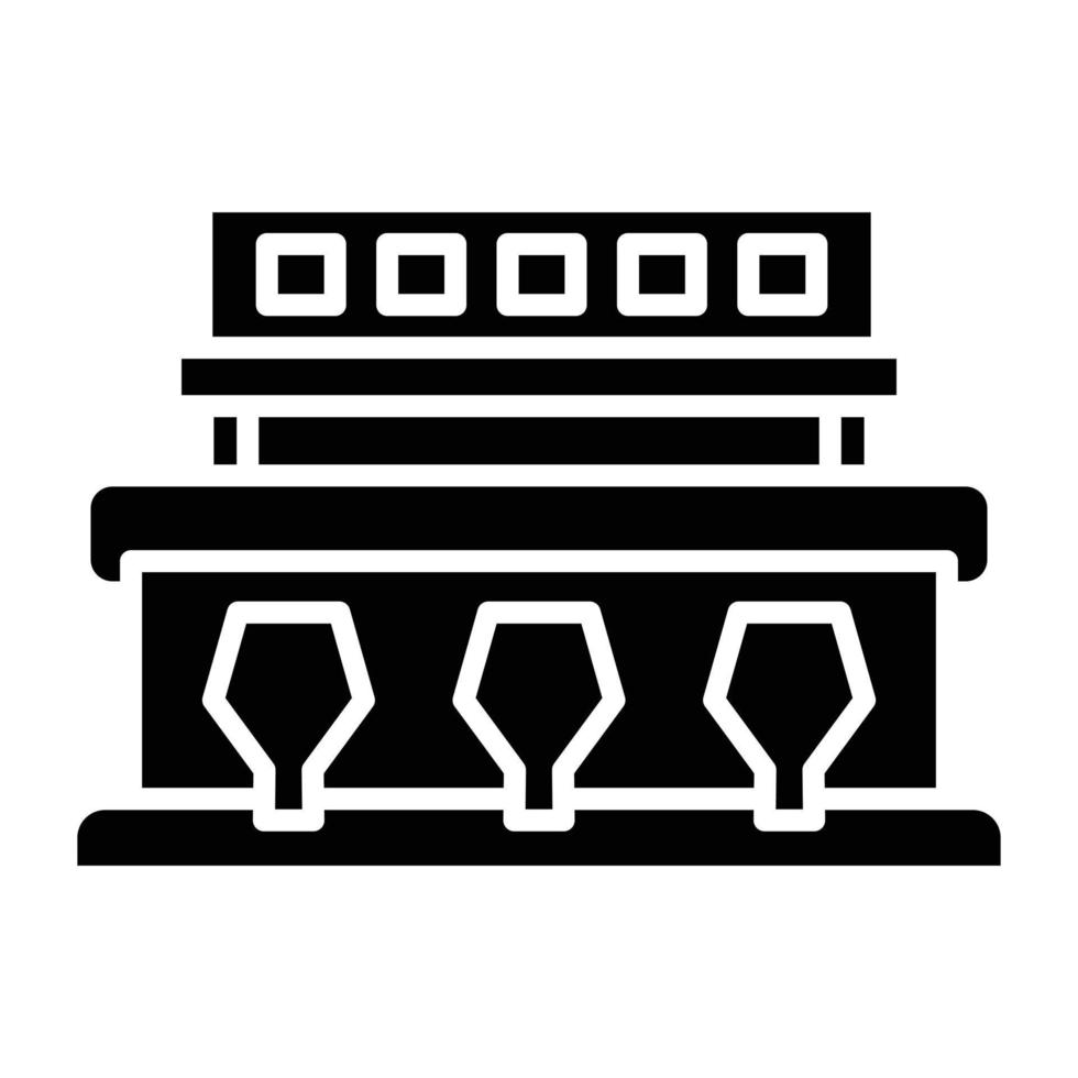 Sorting Machine Icon Style vector