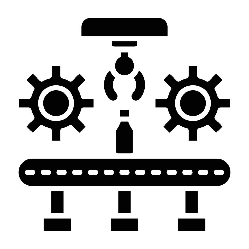 Manufacture Icon Style vector