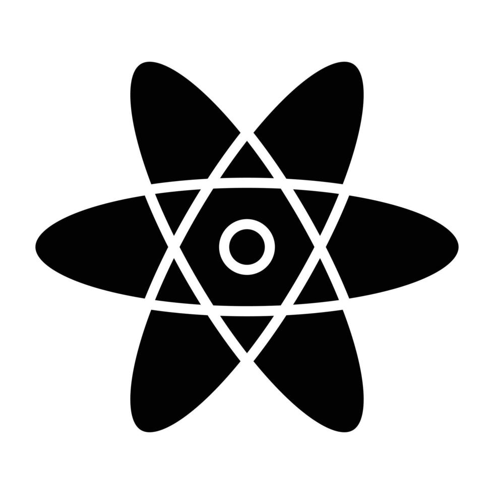 Atom Icon Style vector