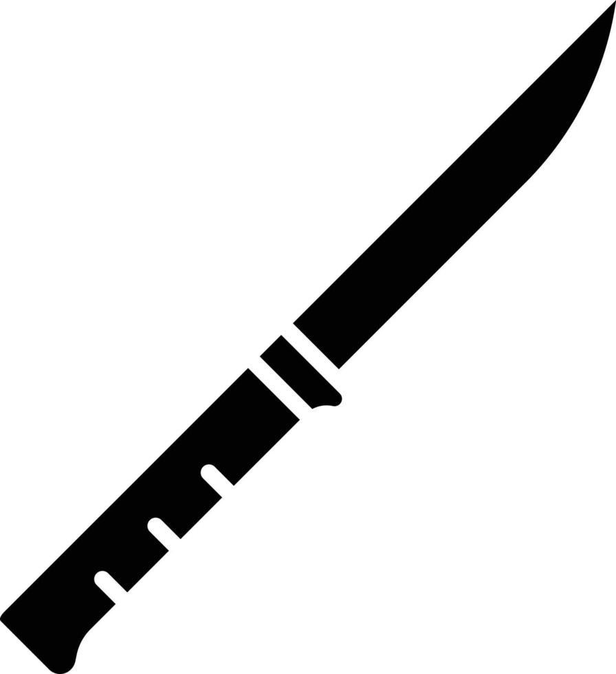 Fillet Knife Icon Style vector