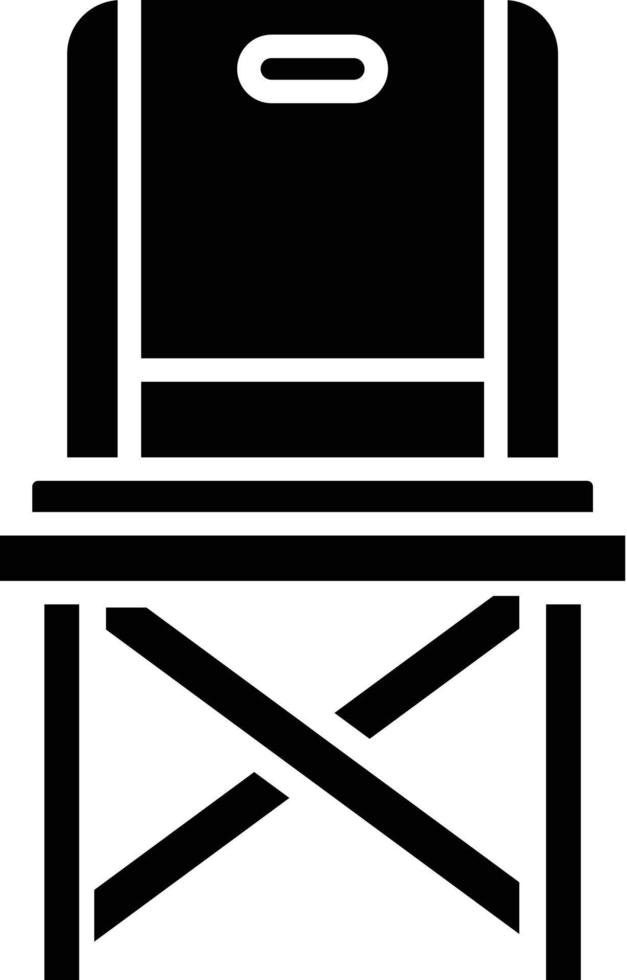 Fishing Chair Icon Style vector