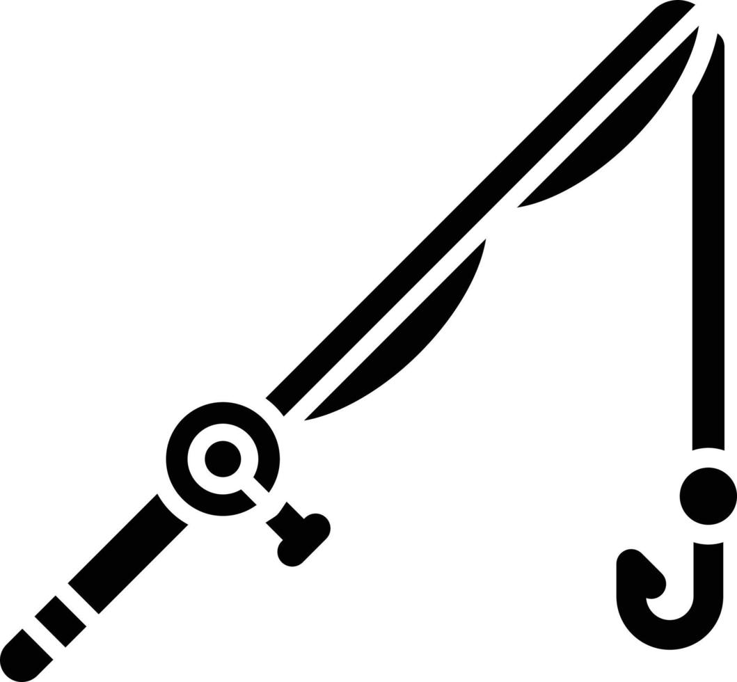 Fishing Rod Icon Style vector