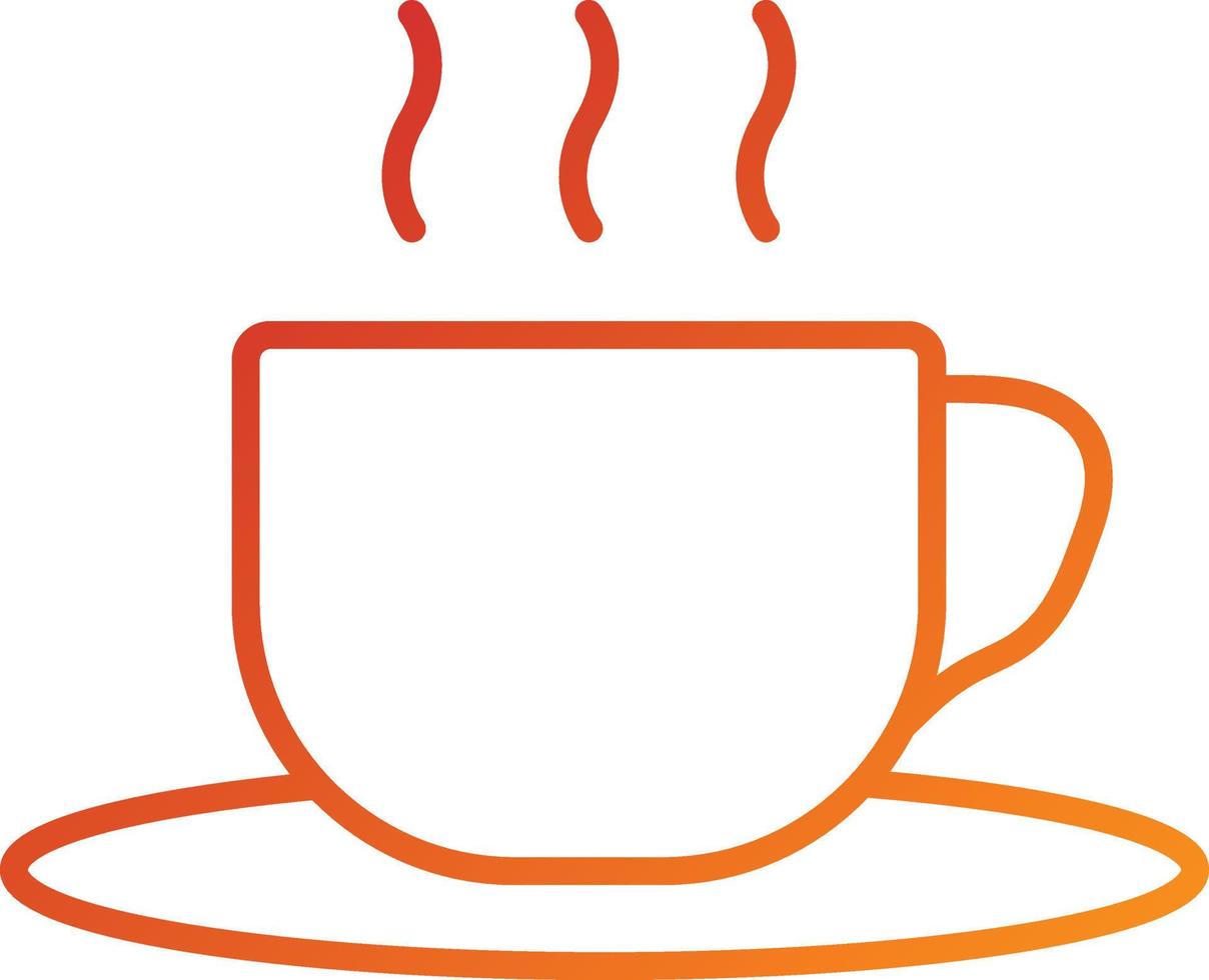 estilo de icono de café vector