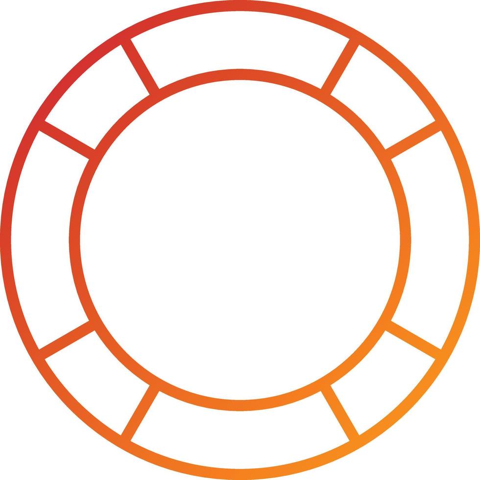 Lifebuoy Icon Style vector