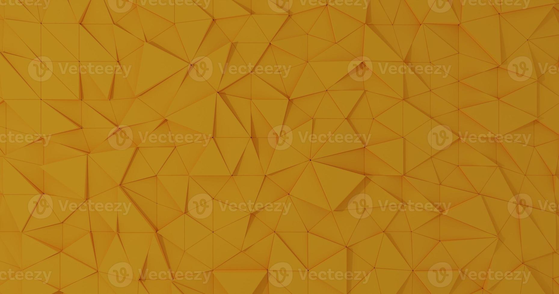 orange Polygonal background 3d rendered photo