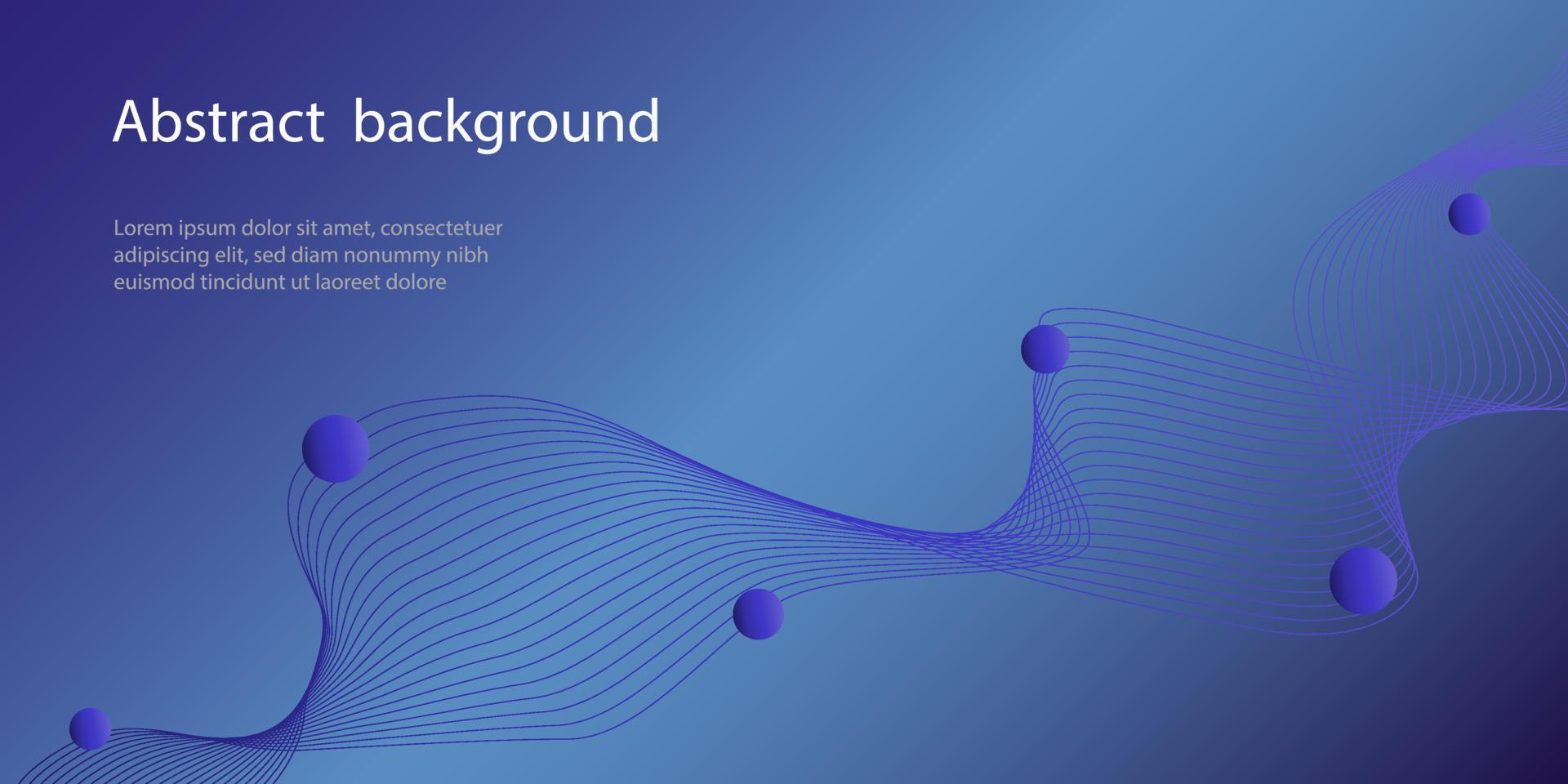 Abstract dark blue minimal vector background