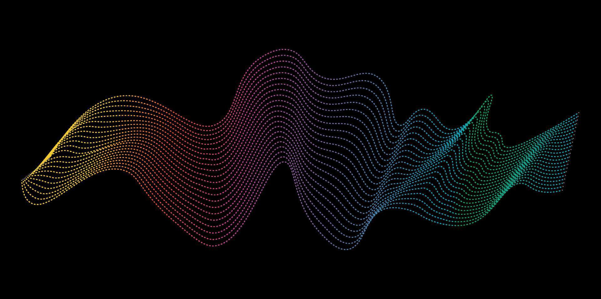 Deep data as part of big data multicolor vector