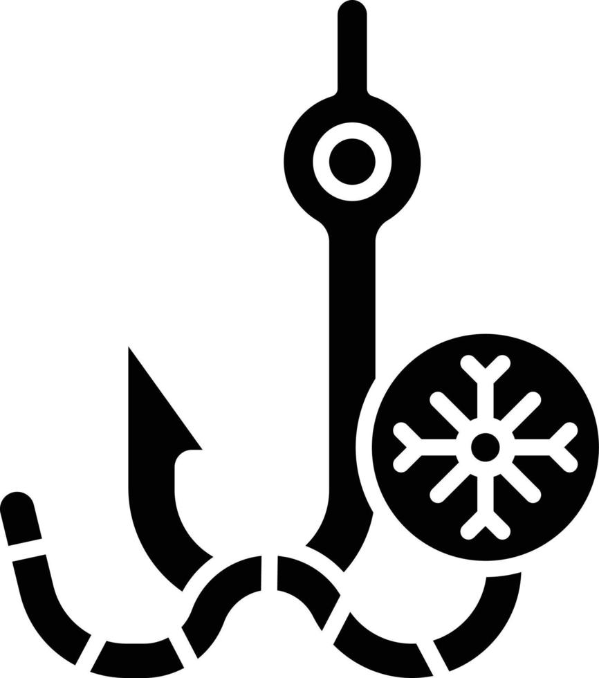 Frozen Bait Icon Style vector