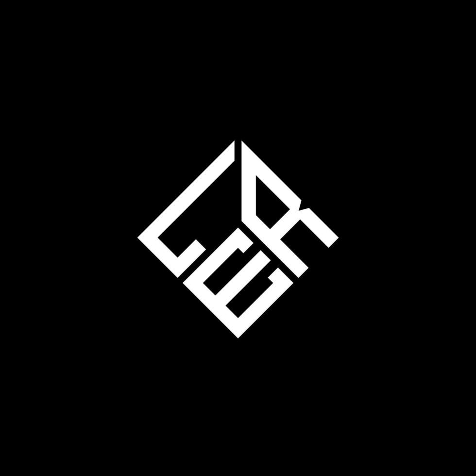 LER letter logo design on black background. LER creative initials letter logo concept. LER letter design. vector