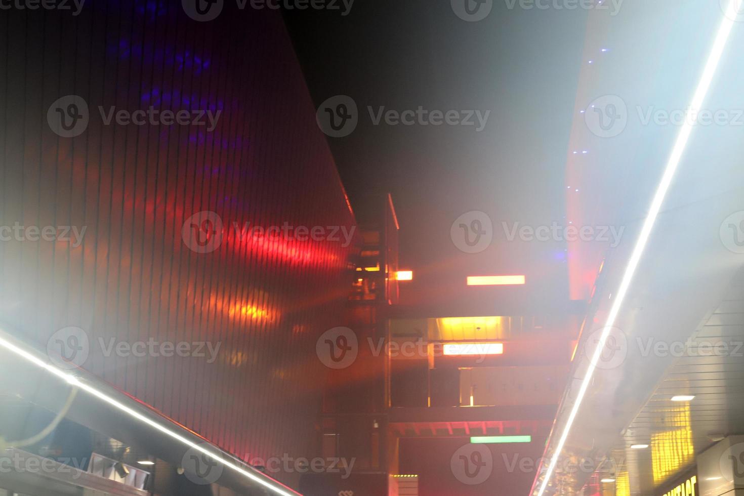 Colored electric flashlight photo