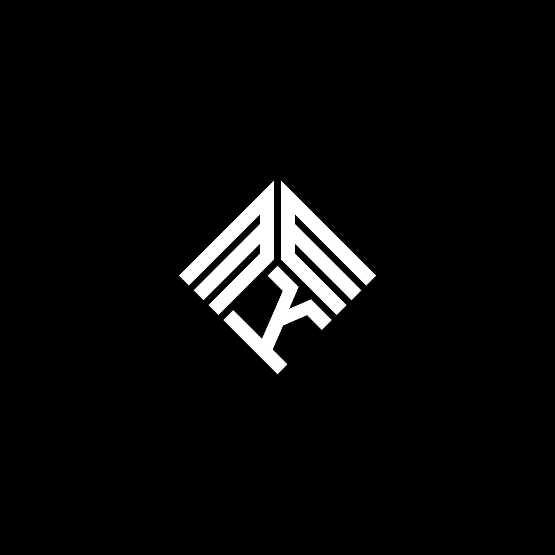 MKM letter logo design on black background. MKM creative initials