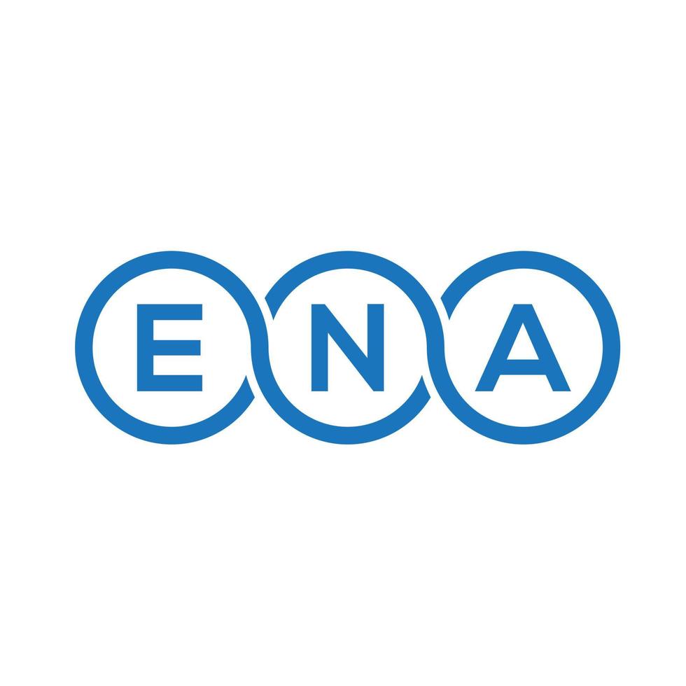 diseño de logotipo de letra ema sobre fondo negro. concepto de logotipo de letra de iniciales creativas de ema. diseño de letras ema. vector