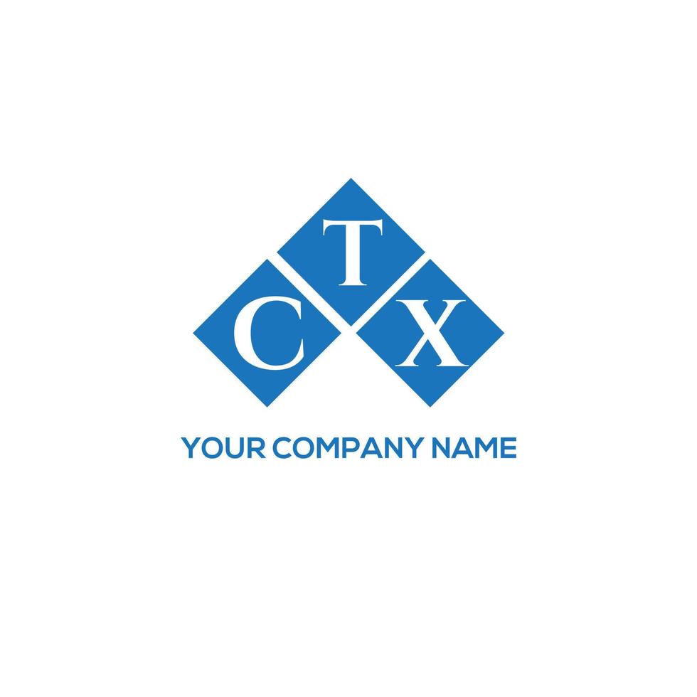 CTX letter logo design on white background. CTX creative initials letter logo concept. CTX letter design. vector