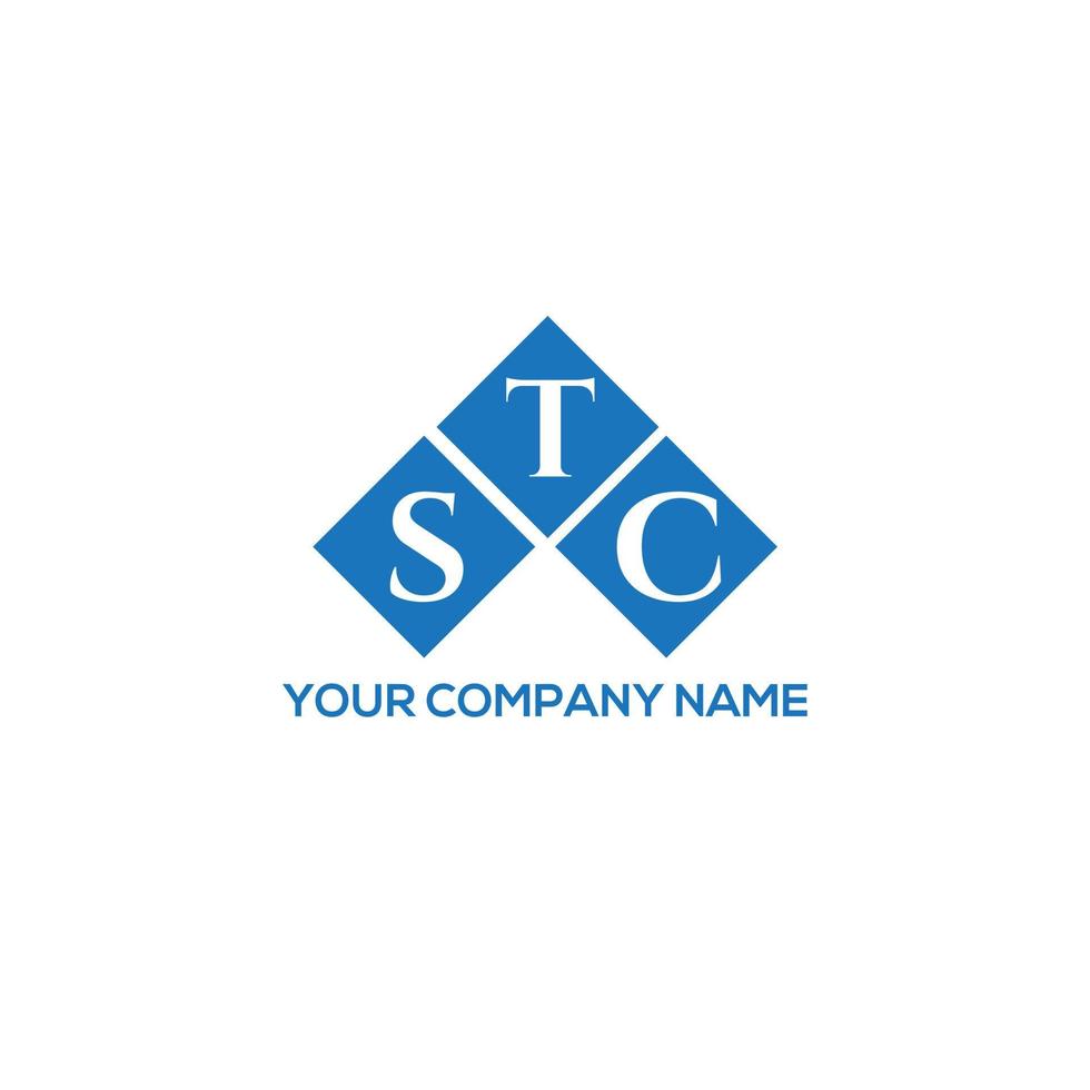 STC letter logo design on white background. STC creative initials letter logo concept. STC letter design. vector