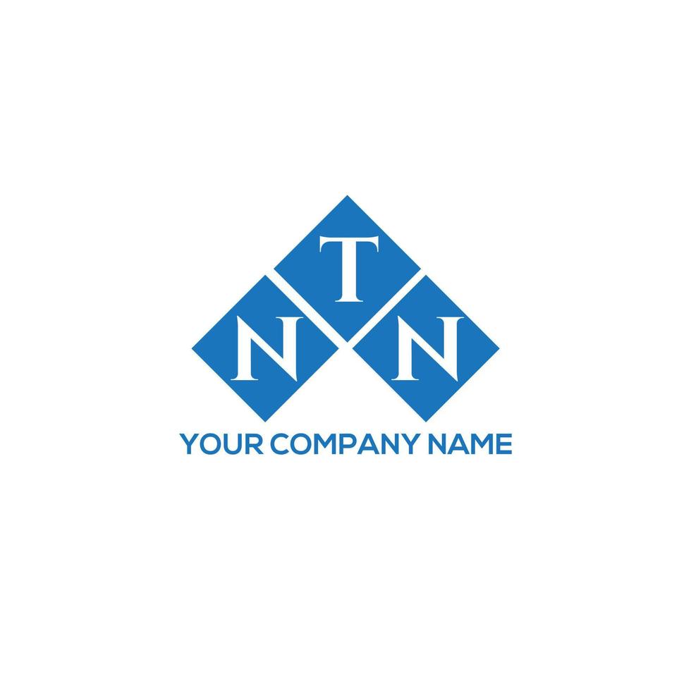 diseño de logotipo de letra ntn sobre fondo blanco. concepto de logotipo de letra de iniciales creativas ntn. diseño de letras ntn. vector