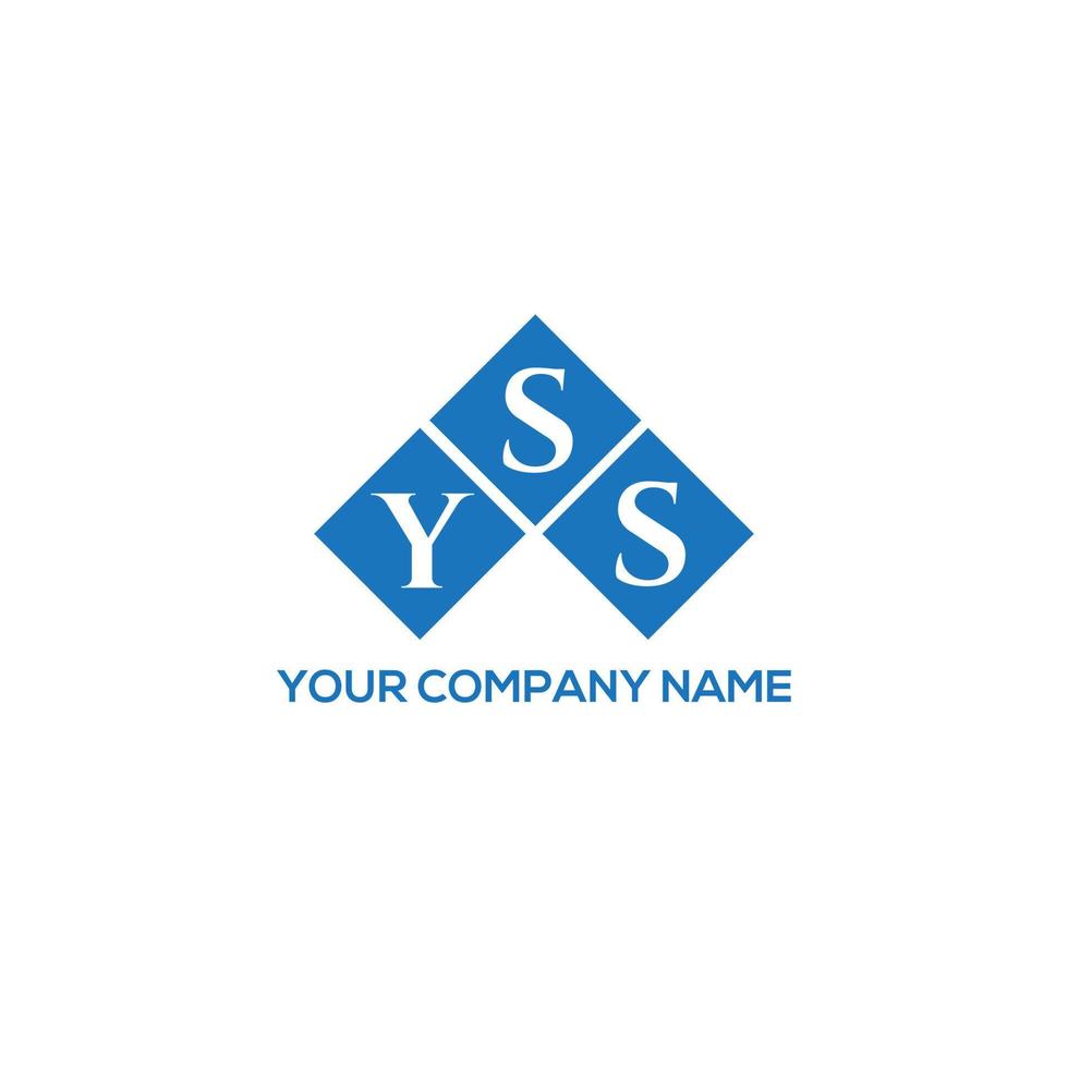 YSS creative initials letter logo concept. YSS letter design.YSS letter logo design on white background. YSS creative initials letter logo concept. YSS letter design. vector