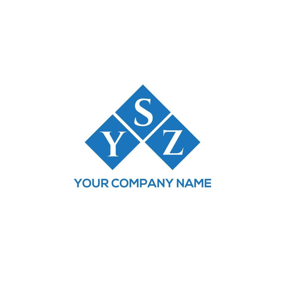 YSZ letter design.YSZ letter logo design on white background. YSZ creative initials letter logo concept. YSZ letter design.YSZ letter logo design on white background. Y vector