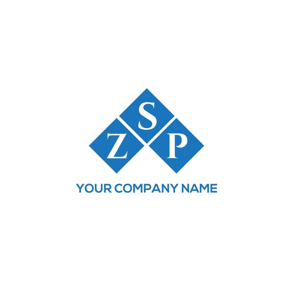 . concepto de logotipo de letra inicial creativa zsp. zsp letter design.zsp diseño de logotipo de letra sobre fondo blanco. concepto de logotipo de letra inicial creativa zsp. diseño de letras zsp. vector