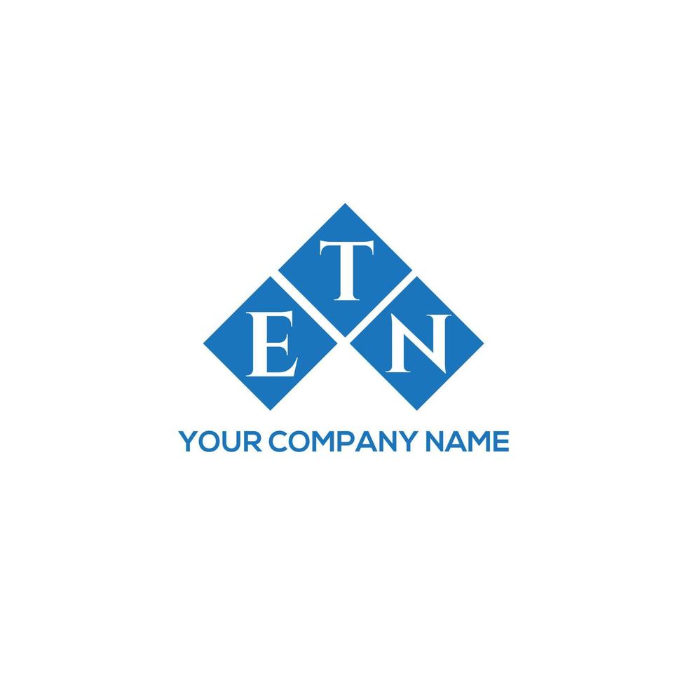 ETN creative initials letter logo concept. ETN letter design.ETN letter logo design on white background. ETN creative initials letter logo concept. ETN letter design. vector