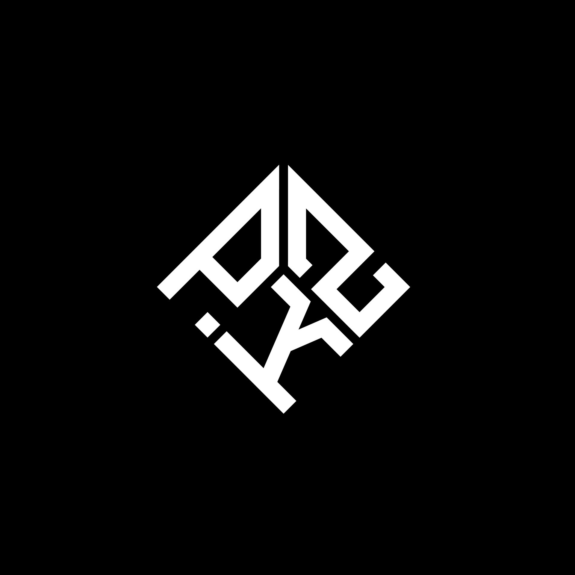PKZ Letter Logo Design On Black Background PKZ Creative Initials pkz-letter-logo-design-on-black-background-pkz-creative-initials