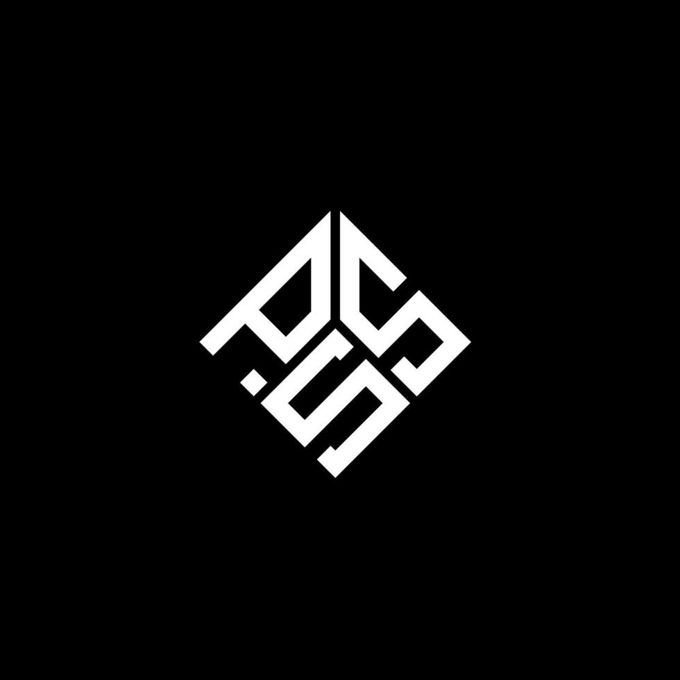 PSS letter logo design on black background. PSS creative initials letter logo concept. PSS letter design. vector