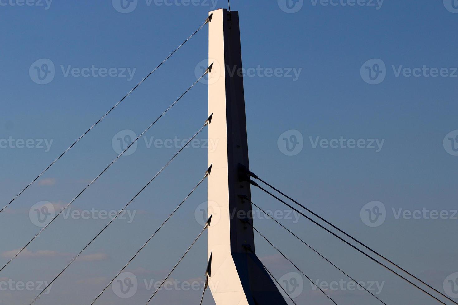 Geometric architectural details in the construction of buildings and structures. photo