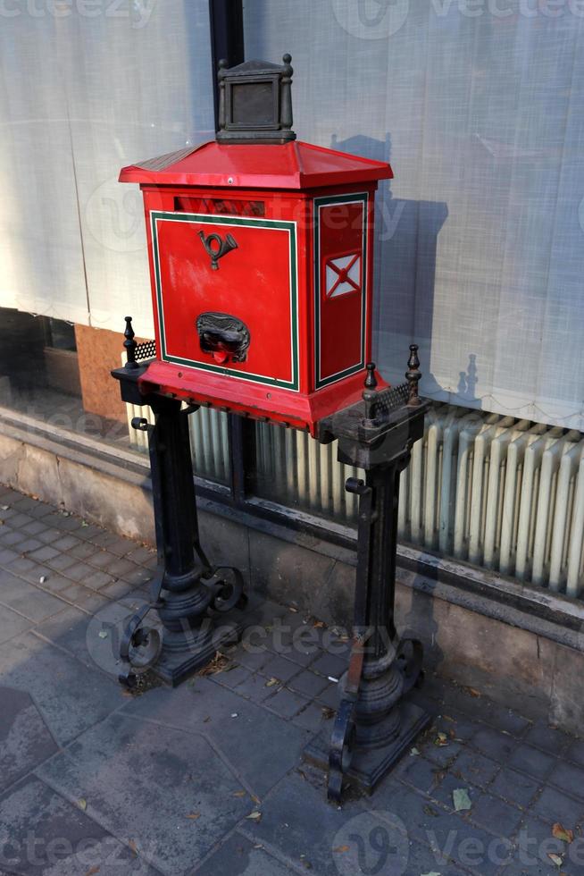 Mailbox for receiving letters and newspapers photo