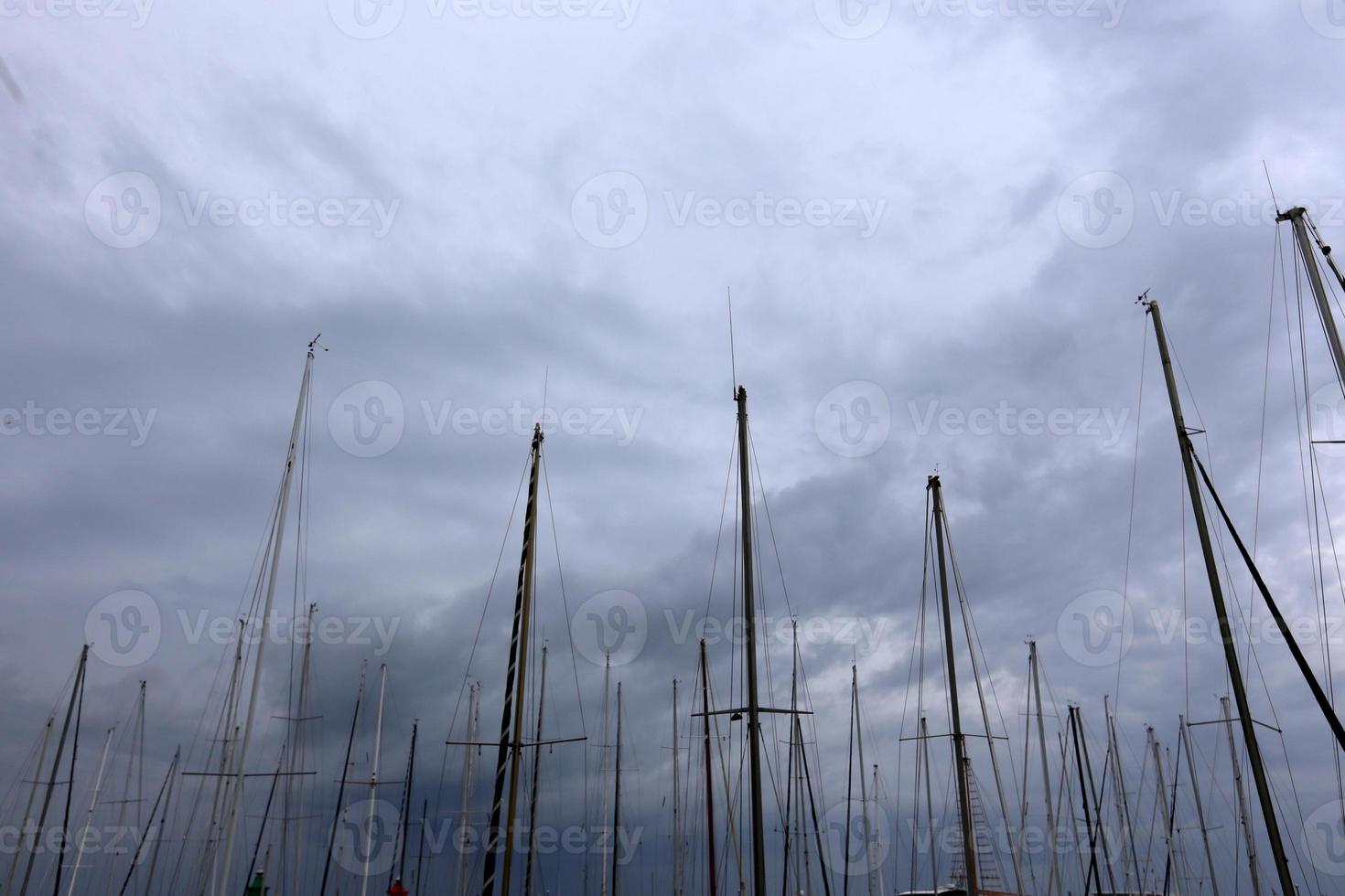 Rain clouds in the sky photo