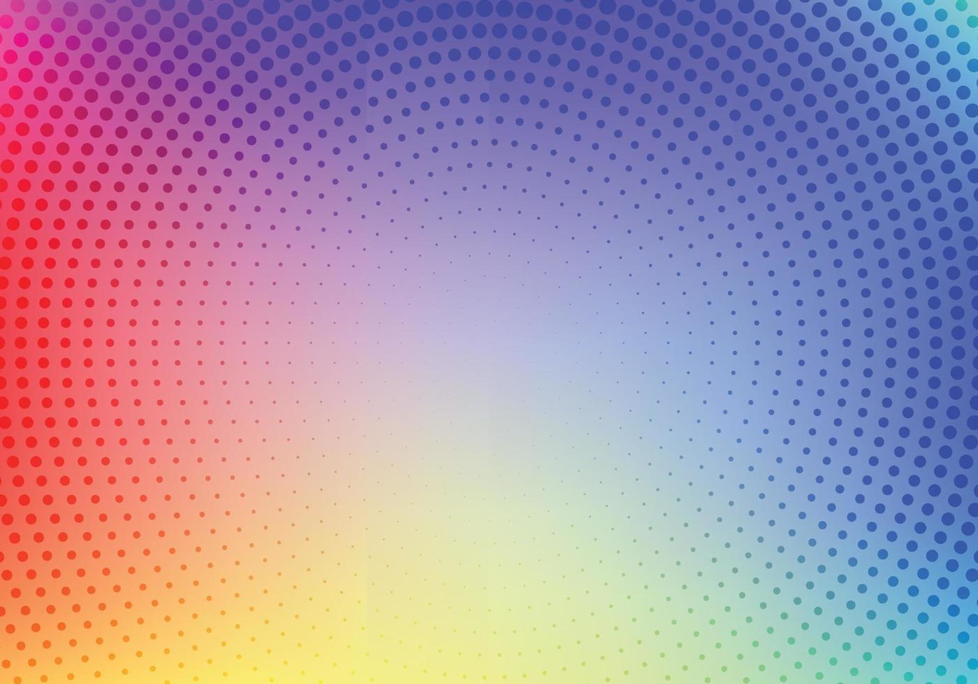 Abstract circular decorative dotted colorful background vector
