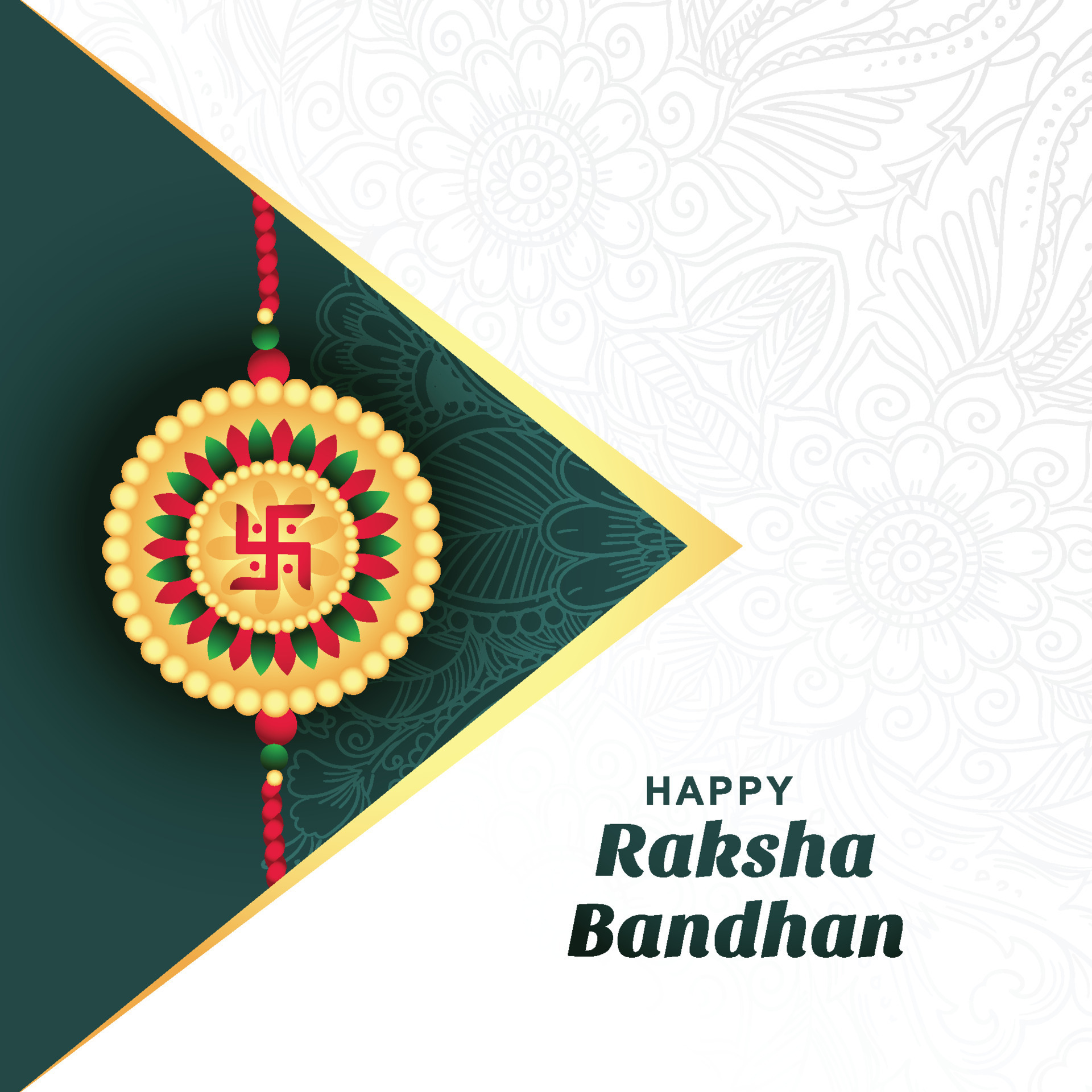 Indian festival of happy raksha bandhan celebration card design 9222882  Vector Art at Vecteezy