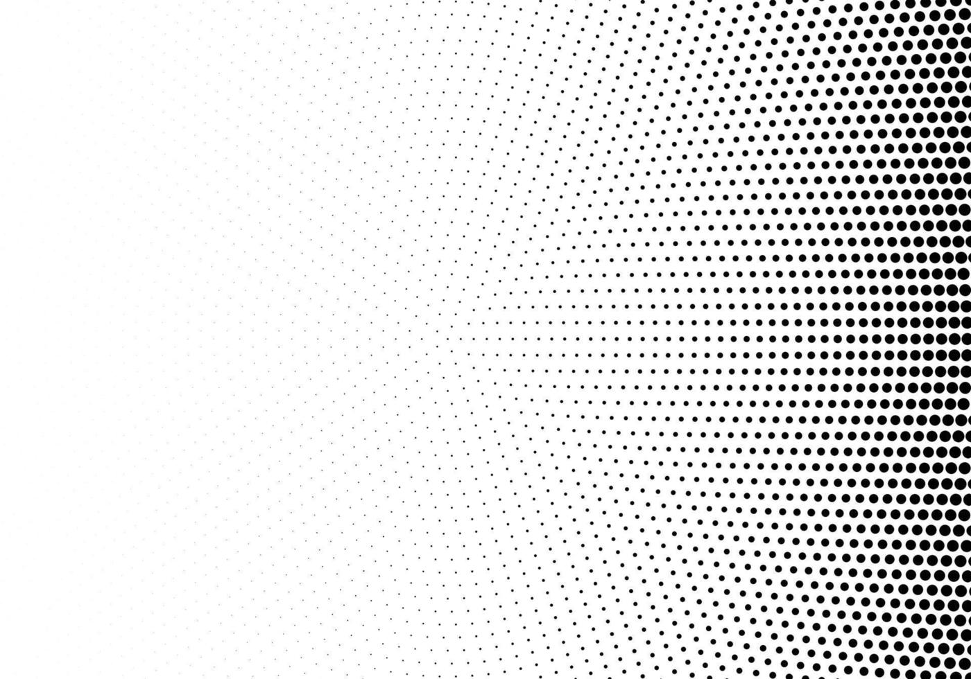 Modern circular halftone dots pattern background vector