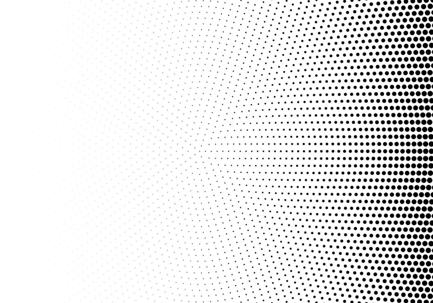 Modern circular halftone dots pattern background vector