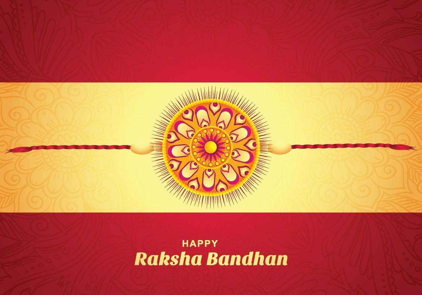 fondo de tarjeta de festival de raksha bandhan vector