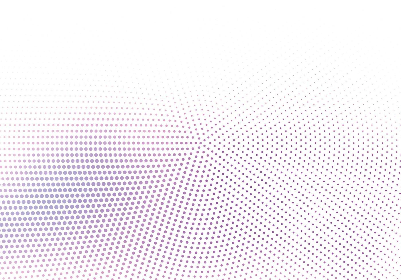 Abstract colorful circular halftone on white background vector