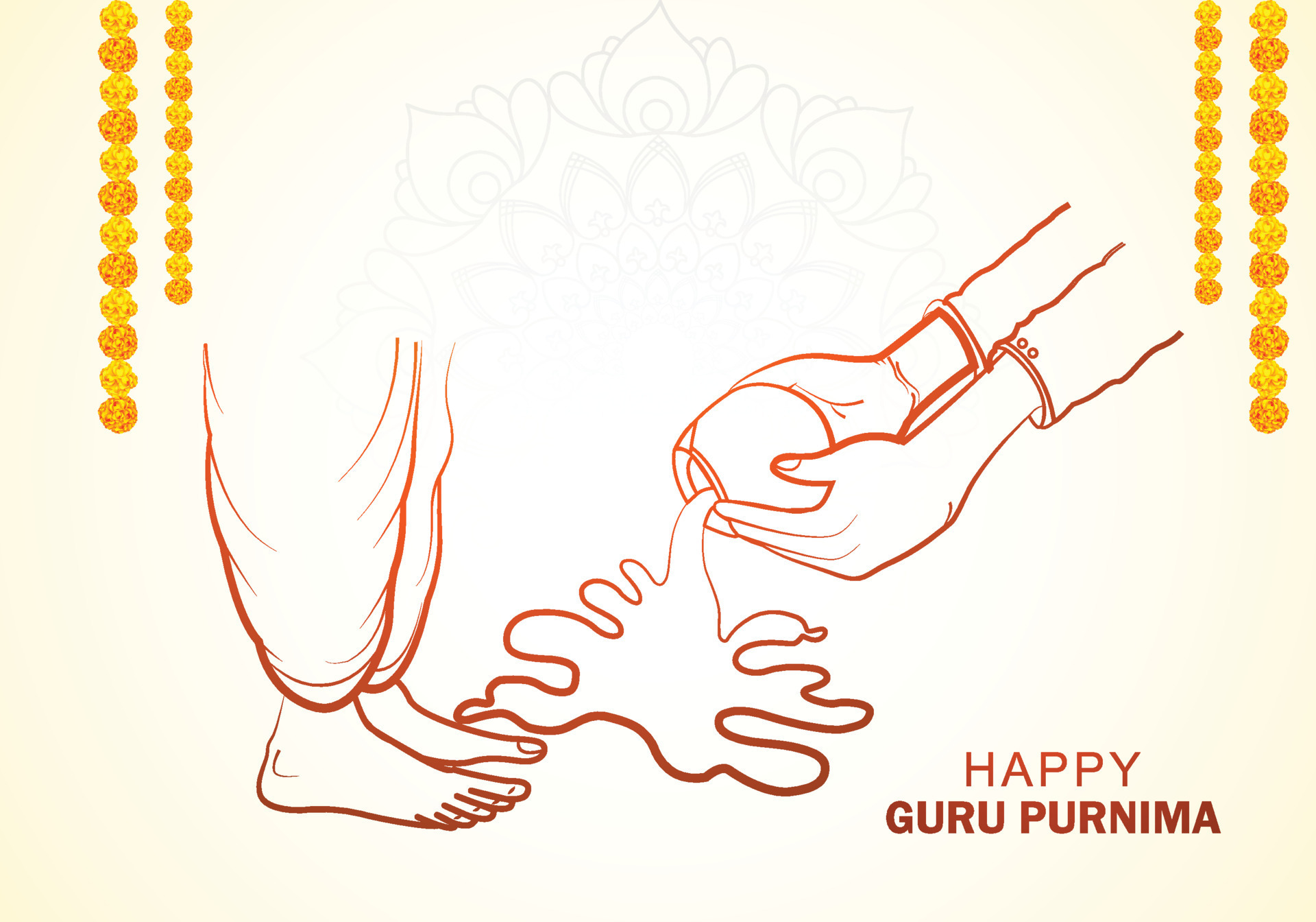 Hand draw sketch on honoring celebration guru purnima card background  9223070 Vector Art at Vecteezy