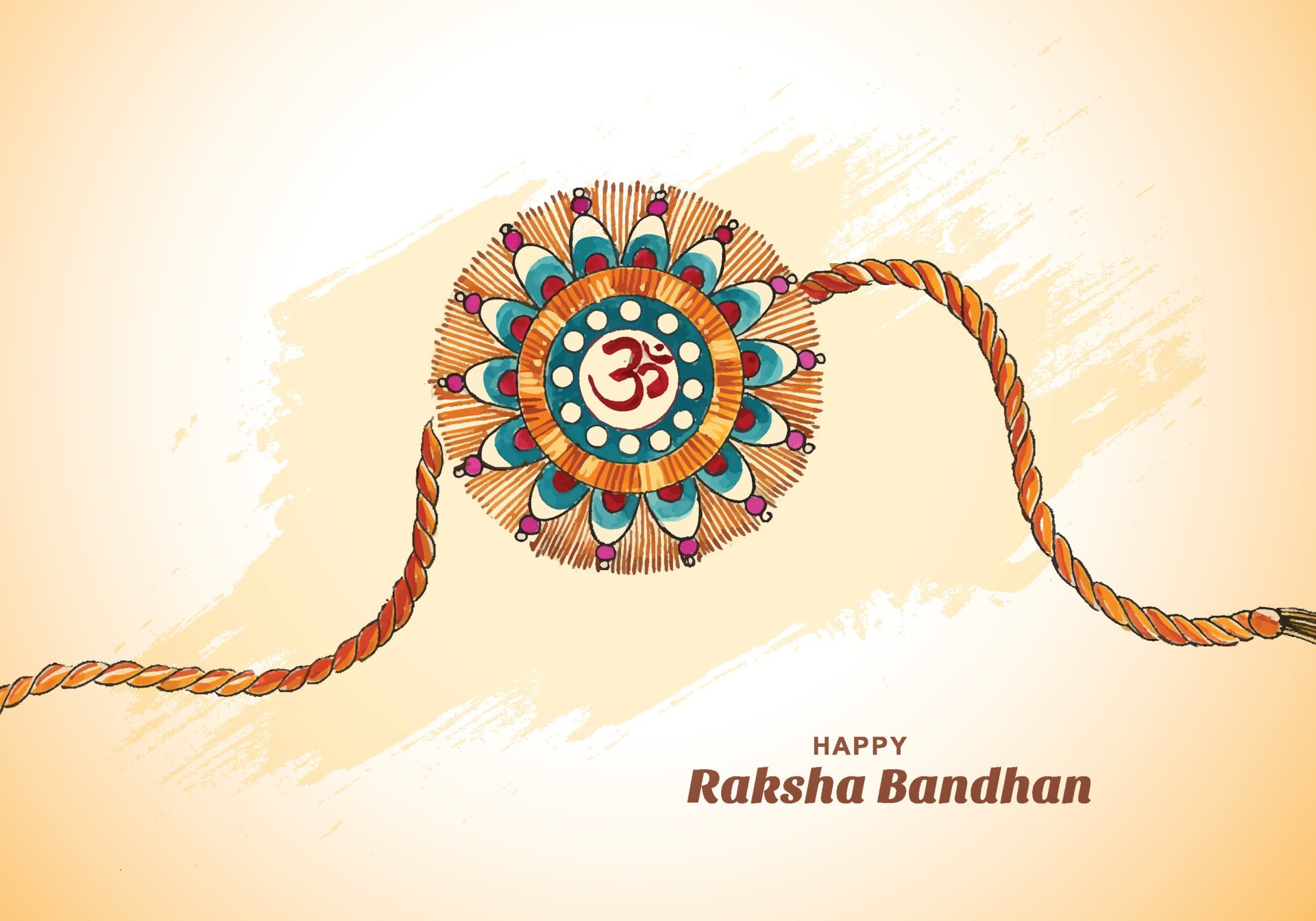 Happy raksha bandhan, brother and sisters loves with hand sketch posters  for the wall • posters wristband, wallpaper, vector | myloview.com