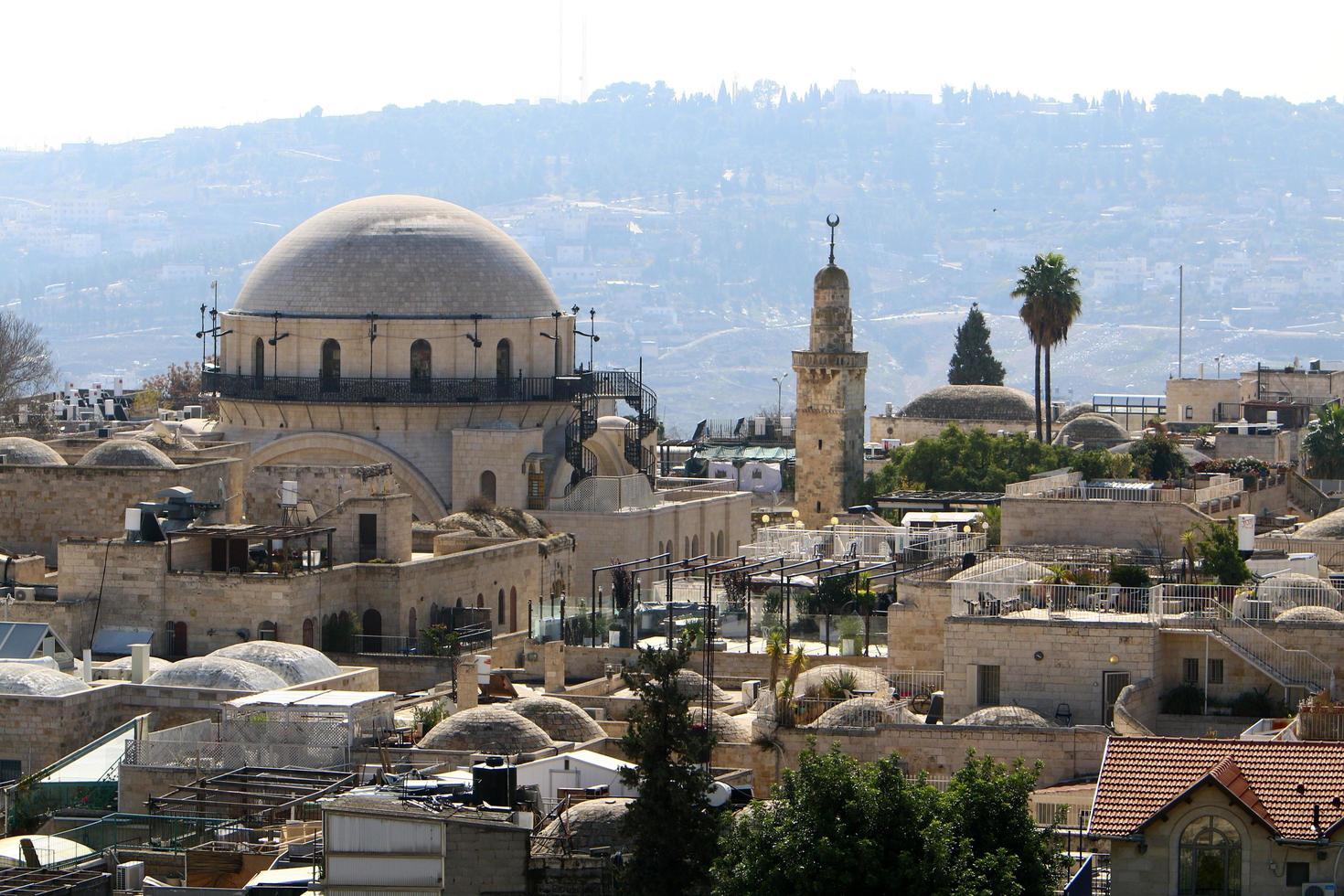 la ciudad de jerusalén es la capital del estado de israel. 22 de abril de 2017. foto